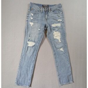 Salvage‎ Supply Havoc Jeans Men's 30x33 Slim Fit Thrashed Distressed Faded